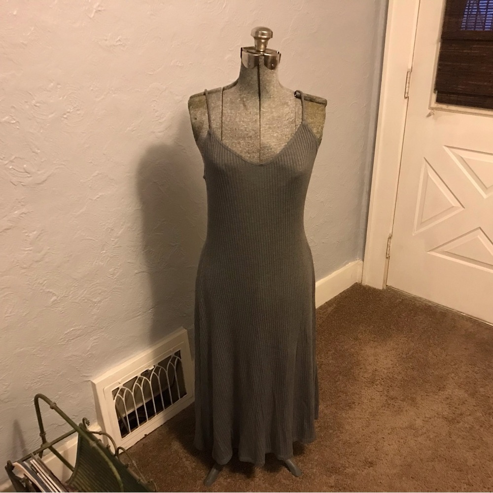 Reformation jeans Elegant Gray Tank Dress